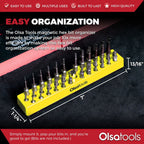 Magnetic Hex 1/4" Bit Organizer