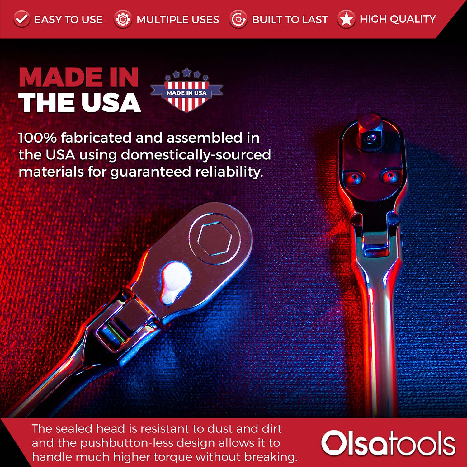 Flex Head Ratchet - 90 Tooth