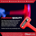 3lb Dead Blow Hammer Polyurethane Head