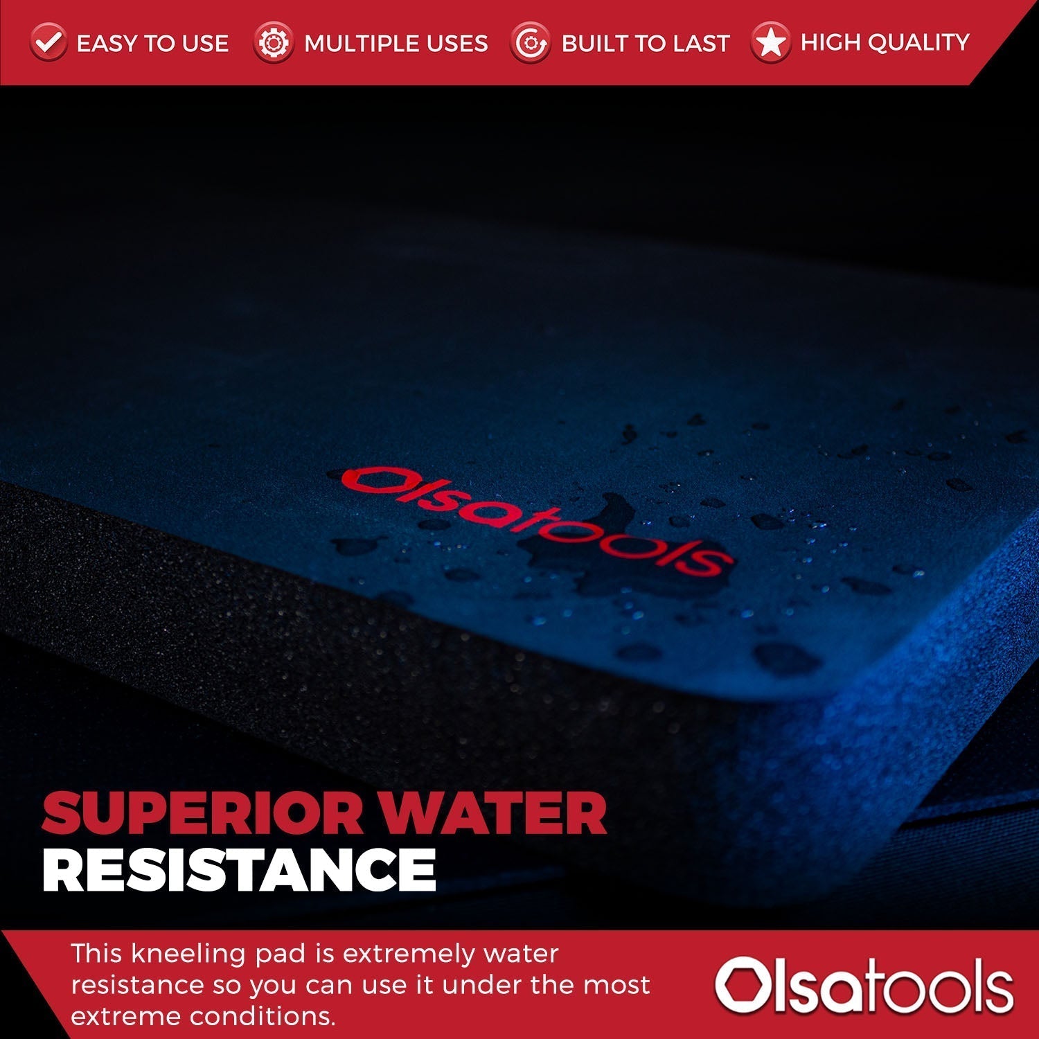 Kneeling Work Mat, Mechanics Kneeling Pad Density 18" x 11" x 1"