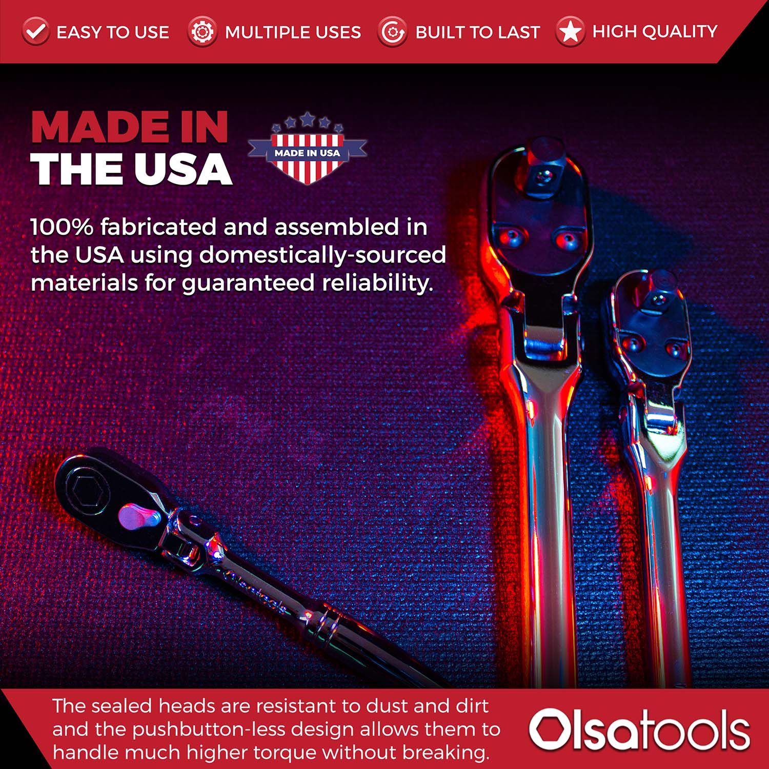 Flex Head Ratchet - 90 Tooth