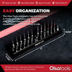 Magnetic Hex 1/4" Bit Organizer