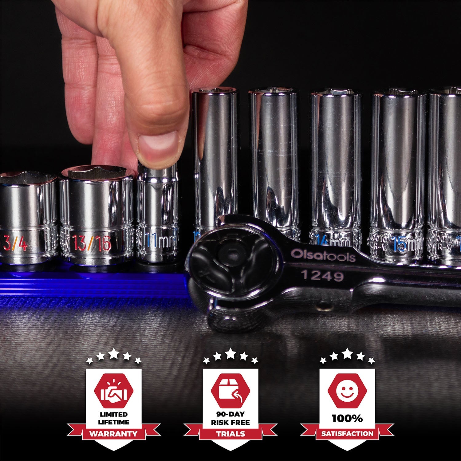 Magnetic Aluminum Socket Rails