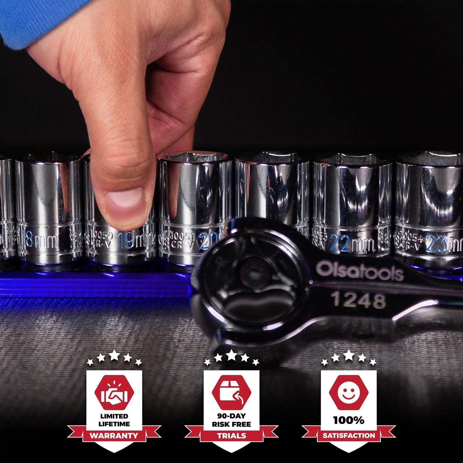 Magnetic Aluminum Socket Rails