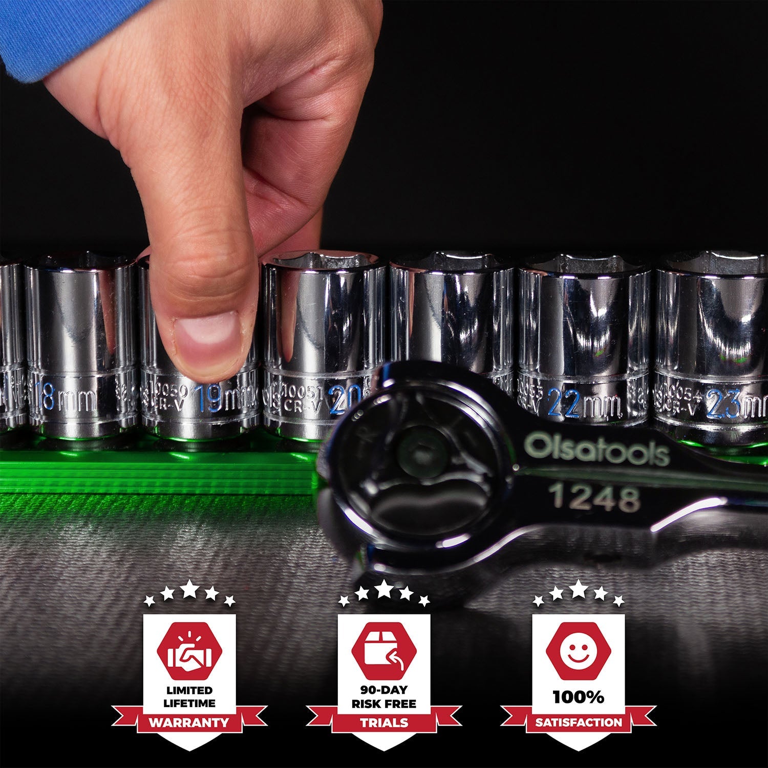 Magnetic Aluminum Socket Rails