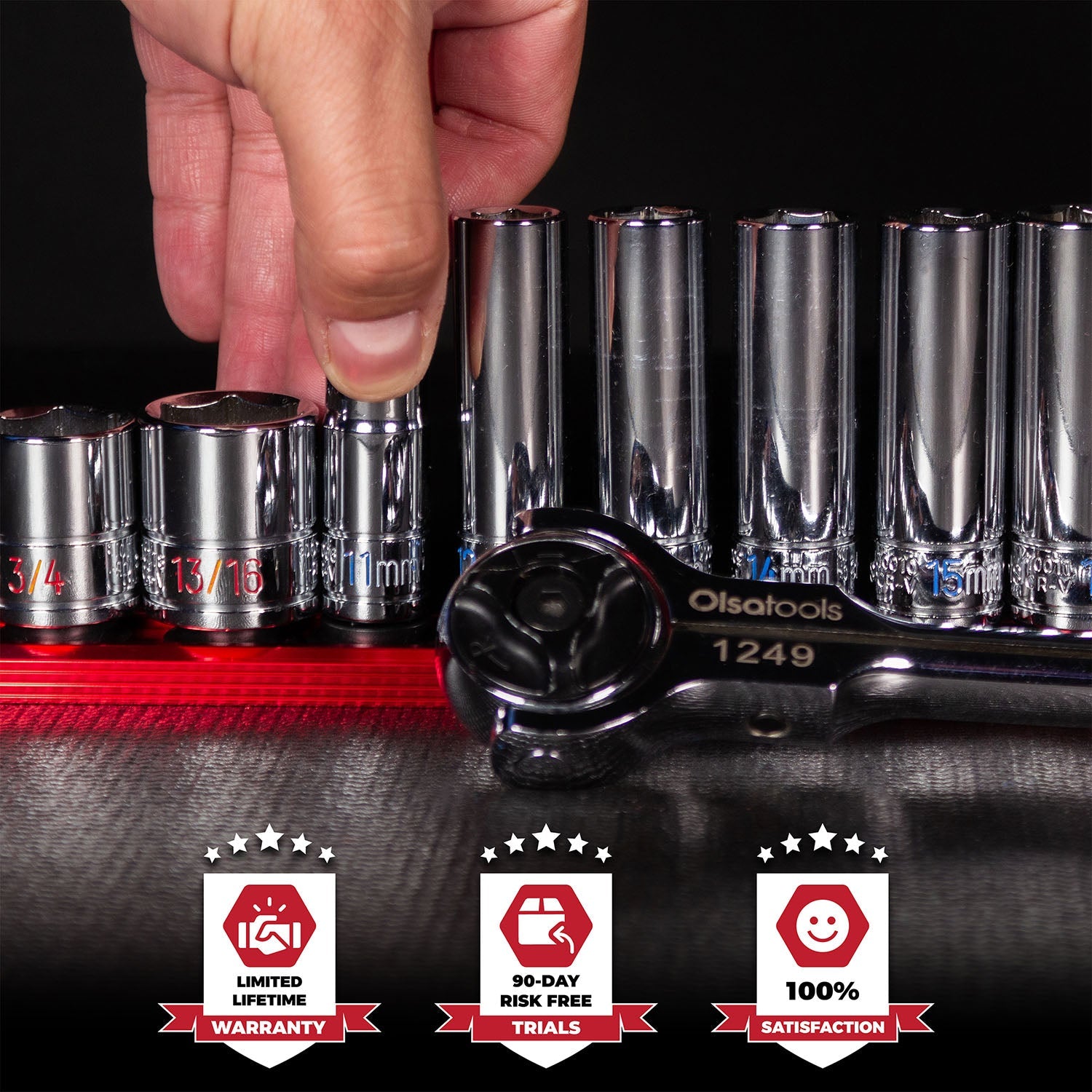 Magnetic Aluminum Socket Rails