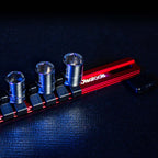 Aluminum Socket Organizer Rails With Rubber End Caps