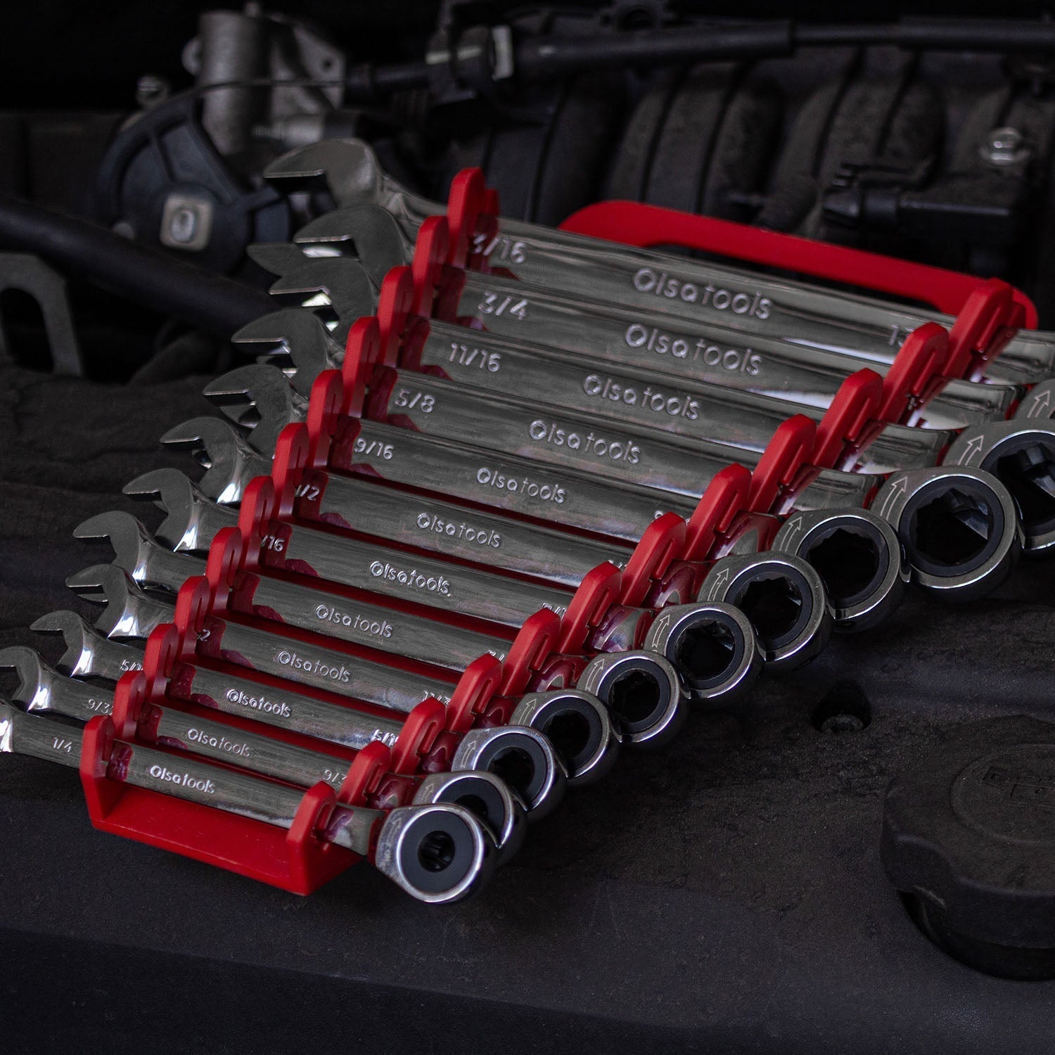 120 Tooth Ratcheting Wrench Set