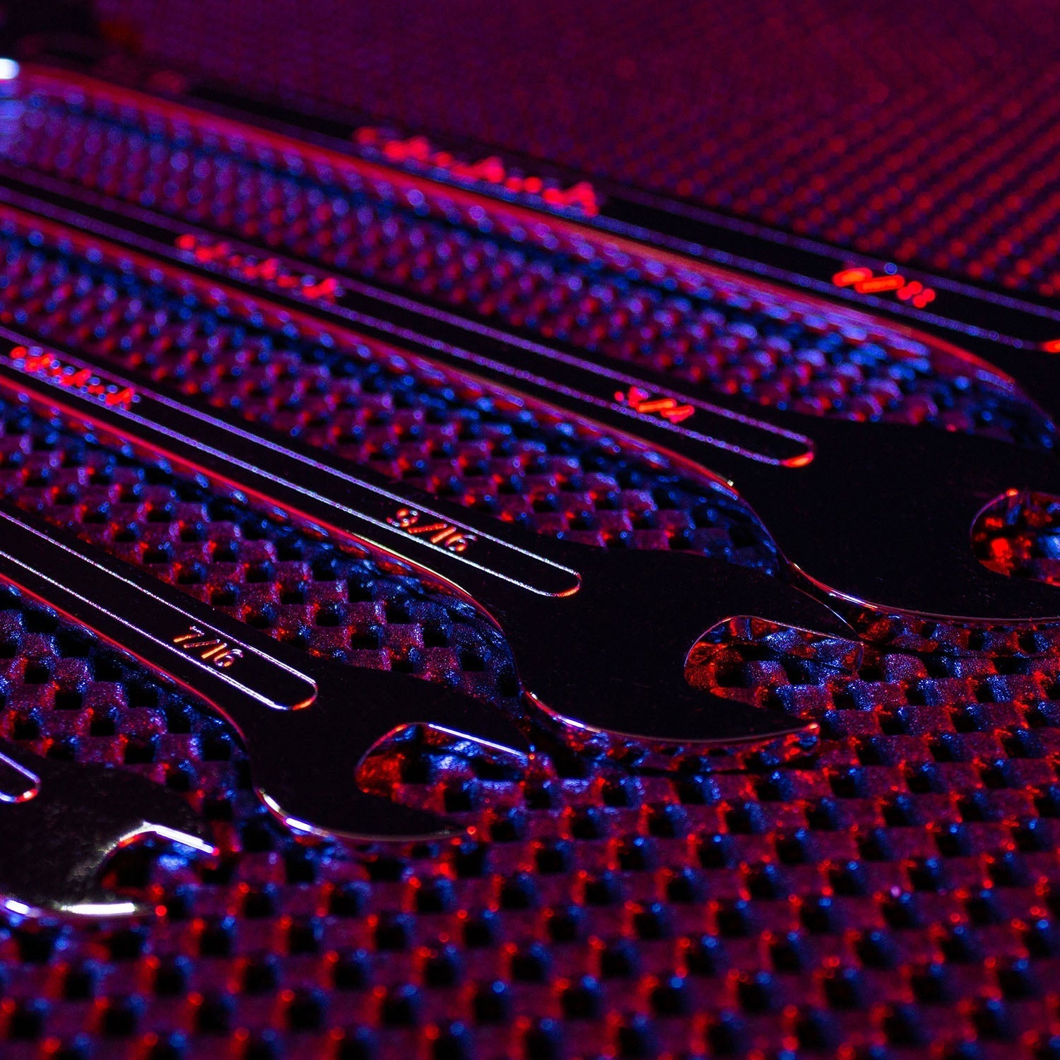 Non-Slip Perforated Surface Tool Chest Liner