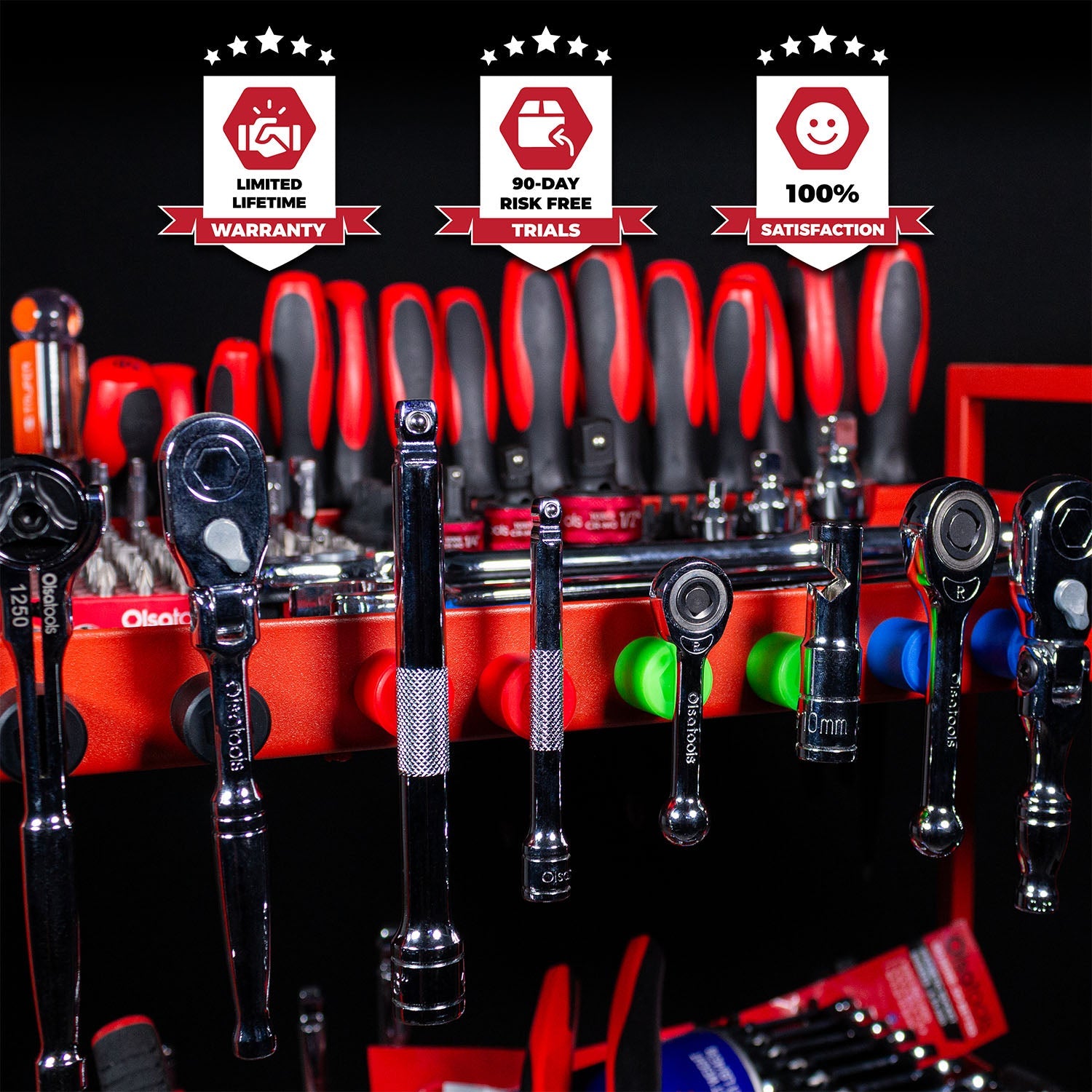 Magnetic Buttons 10pc Set - Strong Silicone Non-Scratch Magnets