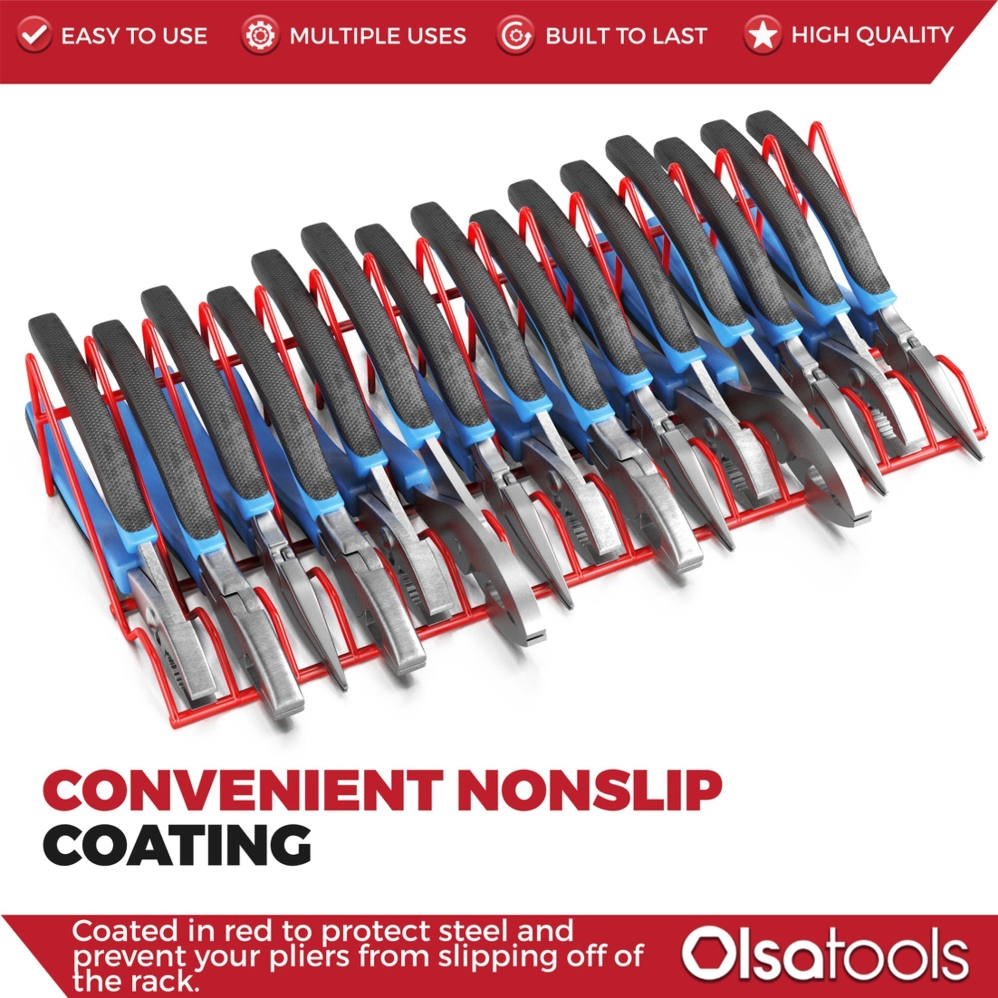 Plier Organizer Rack For Tool Box Drawer