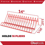 Plier Organizer Rack For Tool Box Drawer