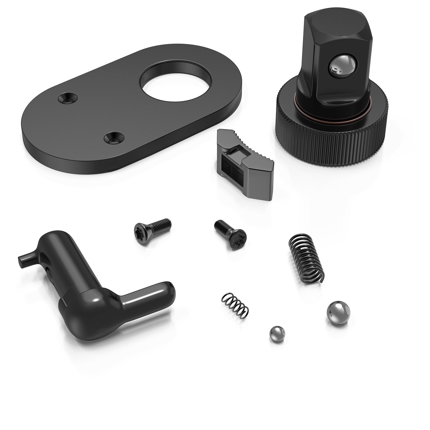 Click Torque Wrench with Flex Head - 1/2" Drive, 24" Long (50-250 ft-lb Torque Range)